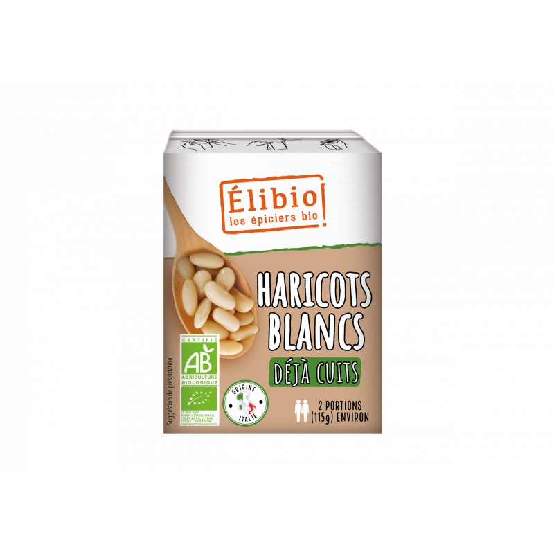 Haricot blanc pré-cuit Italie 230g (PNE)