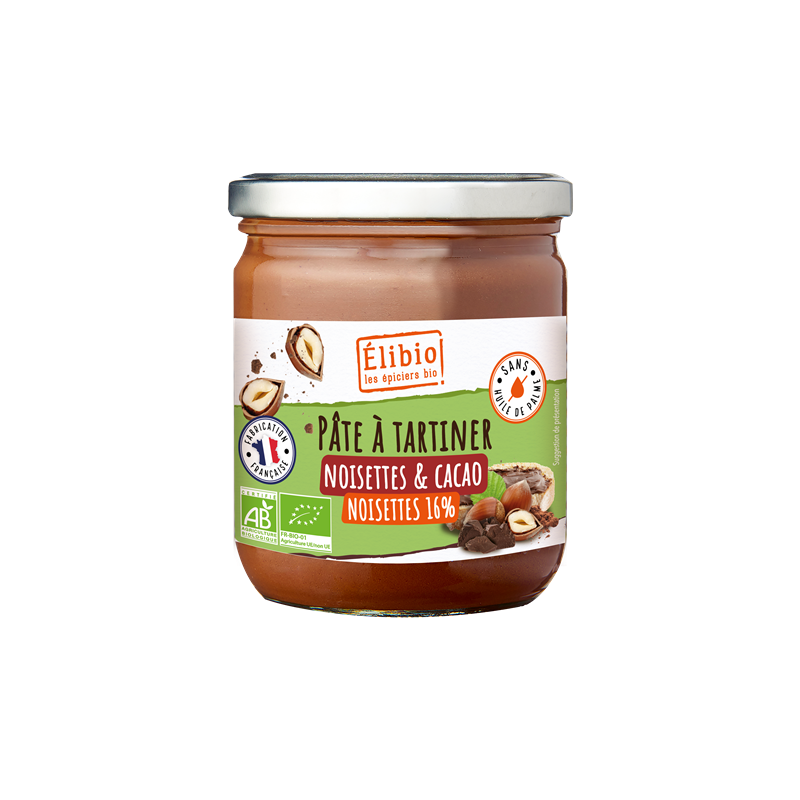 Pâte à tartiner noisette cacao 400g