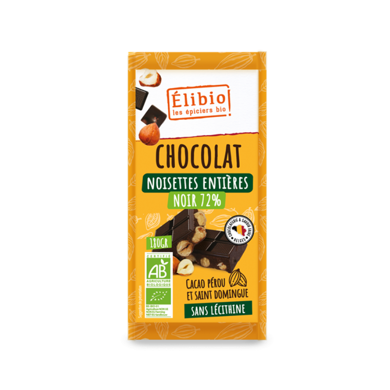 Chocolat noir noisette 180g