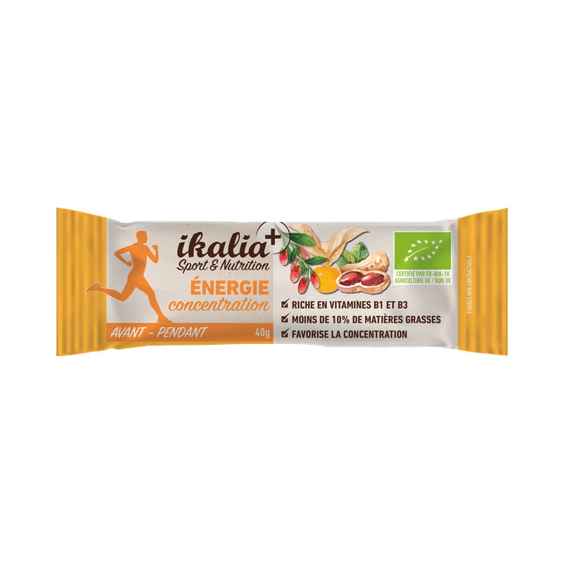 Barres énergie et concentration (figue, physalis, cacahuètes) 40g