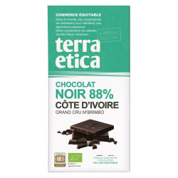 Tablette chocolat noir 88%...