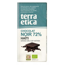 Tablette chocolat noir 72%...