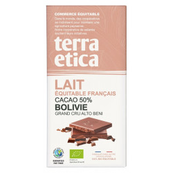 Tablette chocolat lait 50%...
