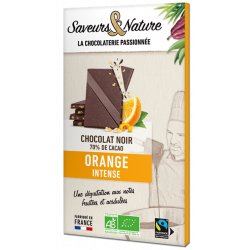 Chocolat noir 70% de cacao...