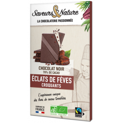 Chocolat noir 70% de cacao...