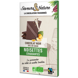 Chocolat noir 70% de cacao...