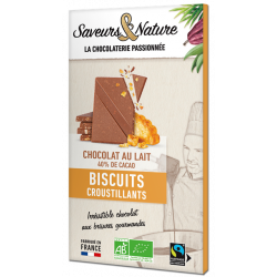 Tablette de chocolat au...