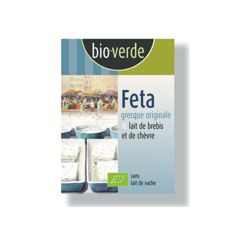 Féta au lait pasteurisé de brebis et de chèvre 180g