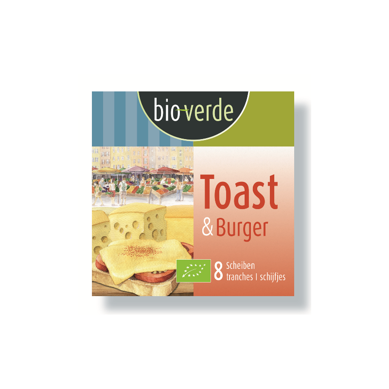 Toast & burger, fromage en tranche à faire fondre au lait pasteurisé 150g