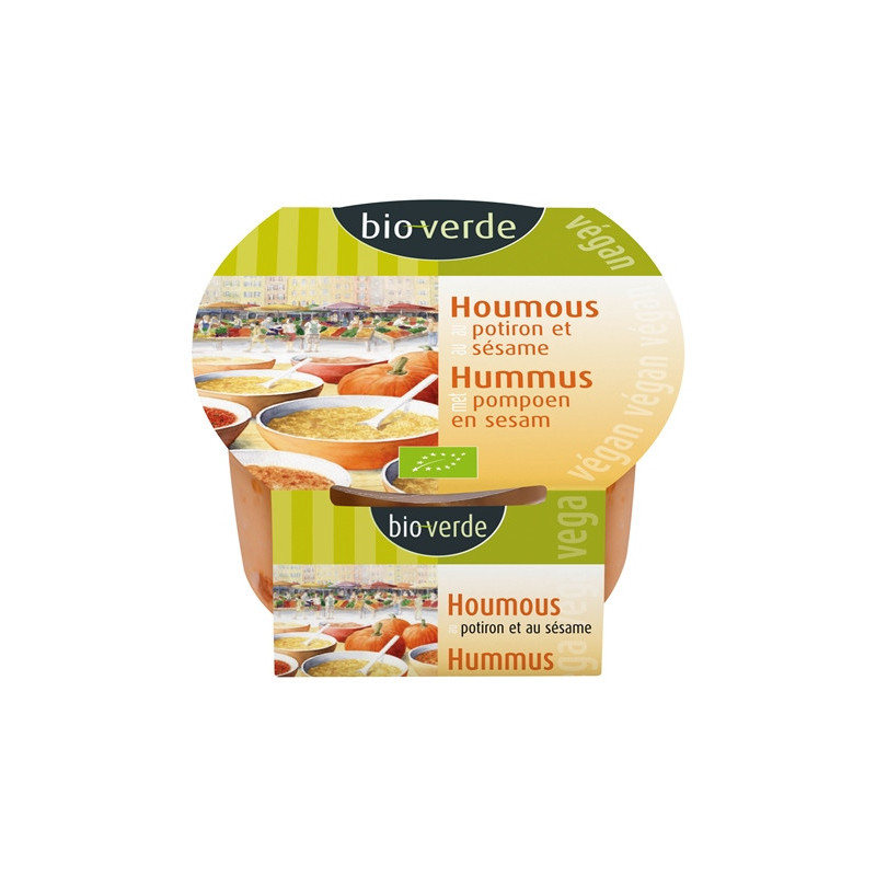Houmous potiron sésame, végan 150g