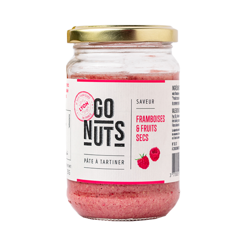 Pâte à tartiner framboise 250g