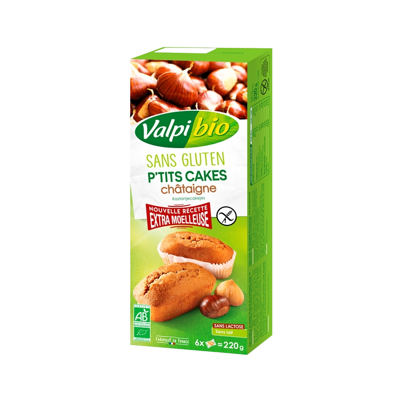 Cakes à la châtaigne (x6 unités individuelles)  220g