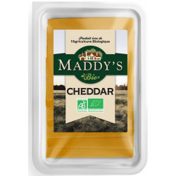 Cheddar rouge Maddy's en tranche 9x9cm 150g