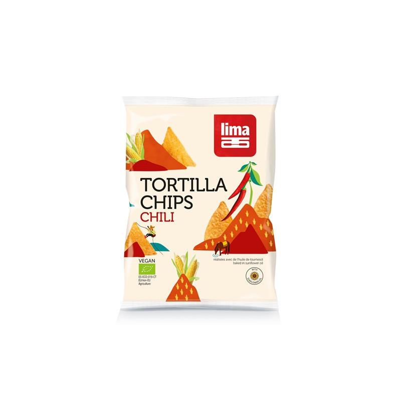 Tortilla chips chili 90g