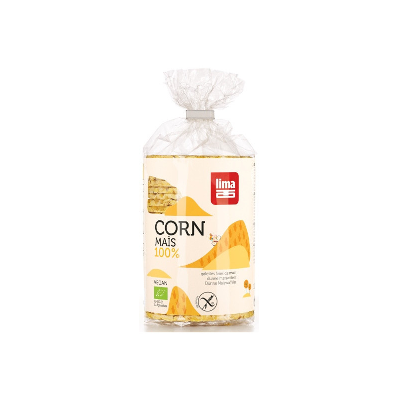 Corn cakes nature (galettes de maïs fines et rondes) 120g