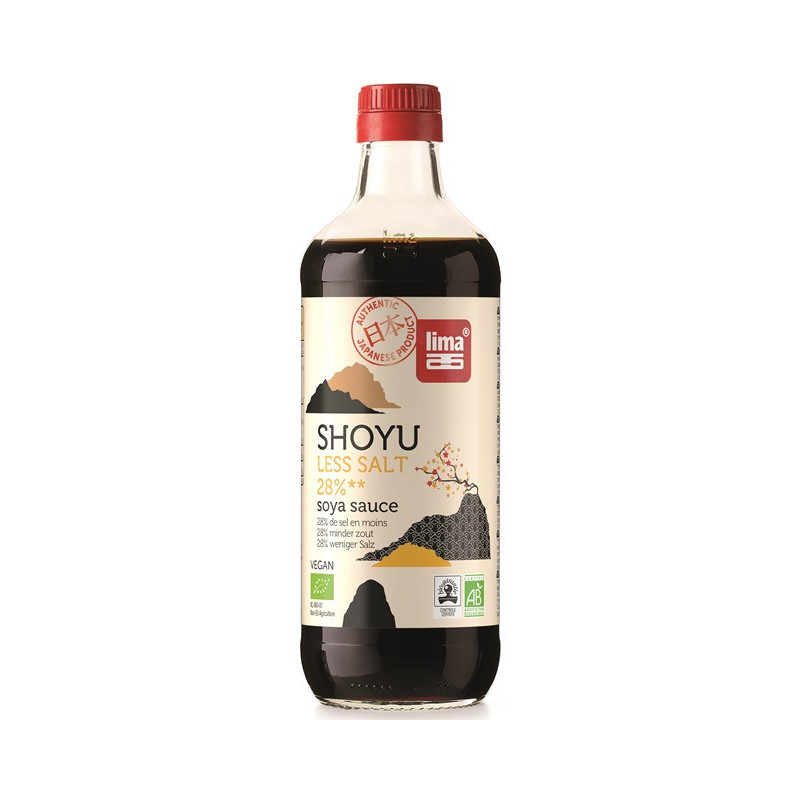 Shoyu less salt, 28% de sel en moins, 500ml