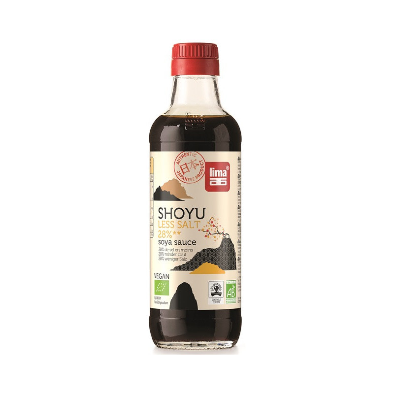 Shoyu less salt, 28% de sel en moins, 250ml