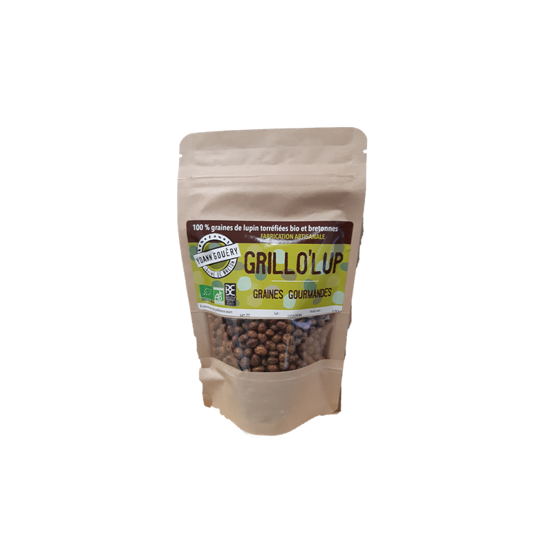 Grillo'Lup, graines de lupin torréfiées 100g