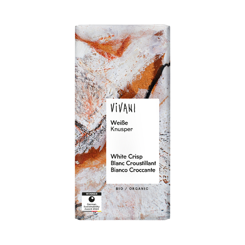 Chocolat blanc au riz croustillant 80g