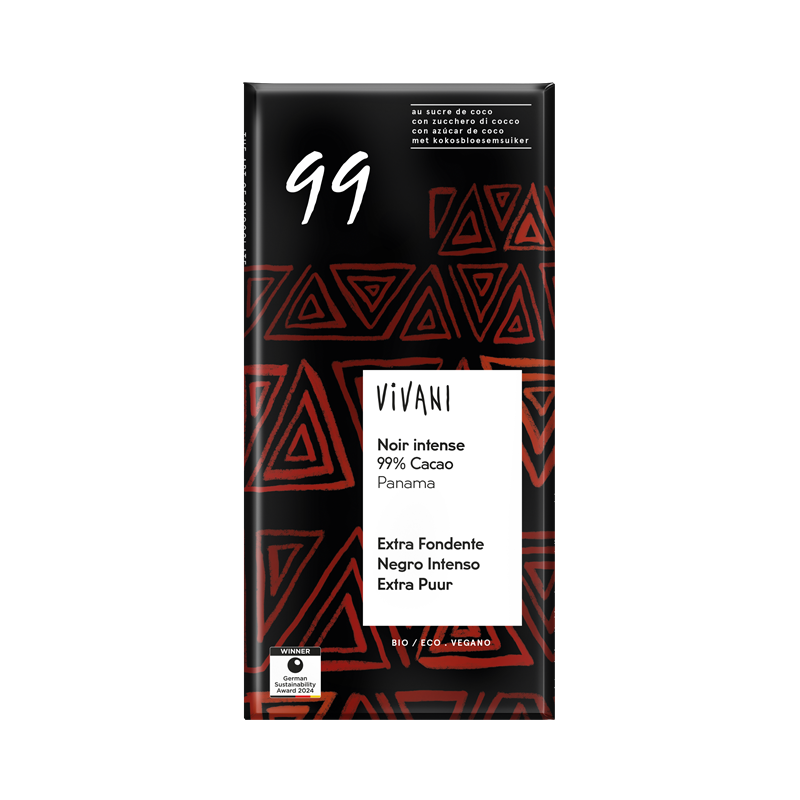 Chocolat noir intense 99% cacao 80g