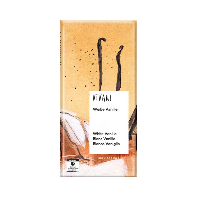 Chocolat blanc vanille 80g