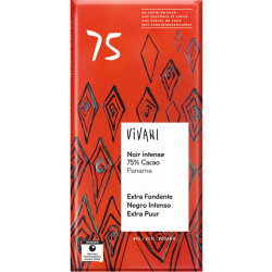 Chocolat noir 75% cacao...