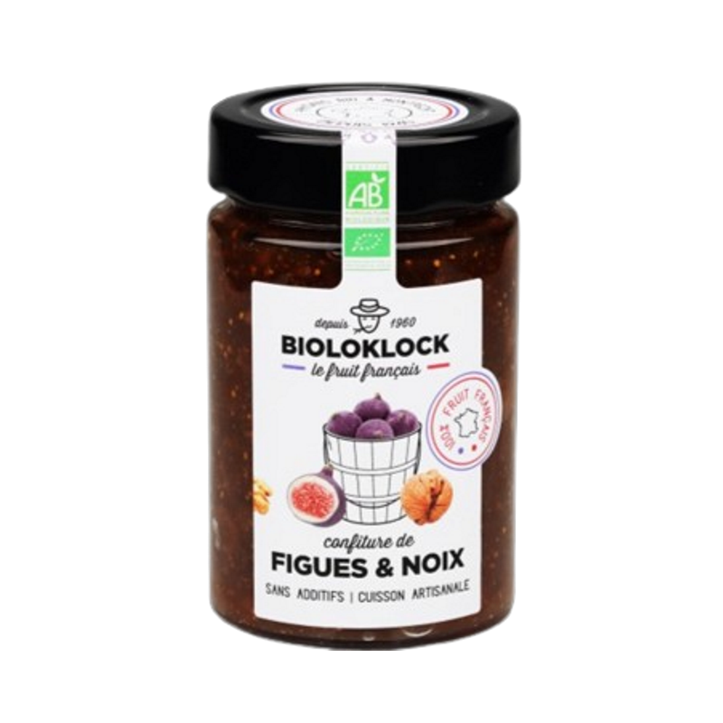 Confiture figue-noix France (Sud-Ouest) 230g