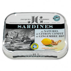 Sardines au naturel citron...