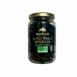 Olives noires entières aux...