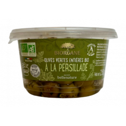 Olives vertes entières à la...