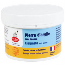 Pierre d'argile avec éponge...