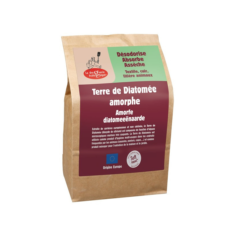 Terre de Diatomée amorphe en sac 1kg