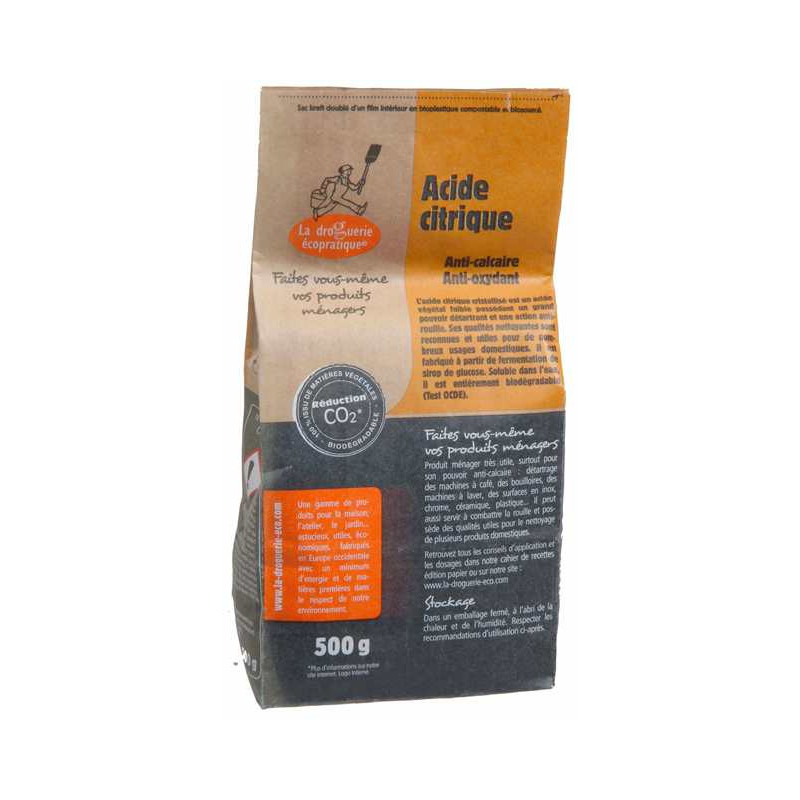 Acide citrique en sac 500g