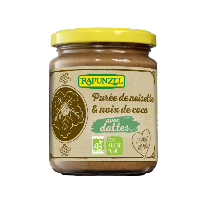Purée de noisette, noix de coco et datte 250g