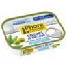 Sardine pêche responsable" huile d'olive vierge extra bio -50% de sel 115g"