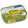 Sardine pêche responsable" à l'huile d'olive bio 135g"