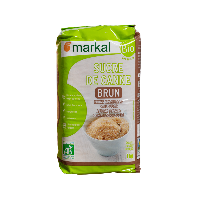 Sucre brun canne 1kg