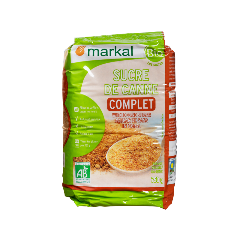 Sucre canne complet 750g