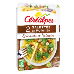 Galettes polenta épinards...