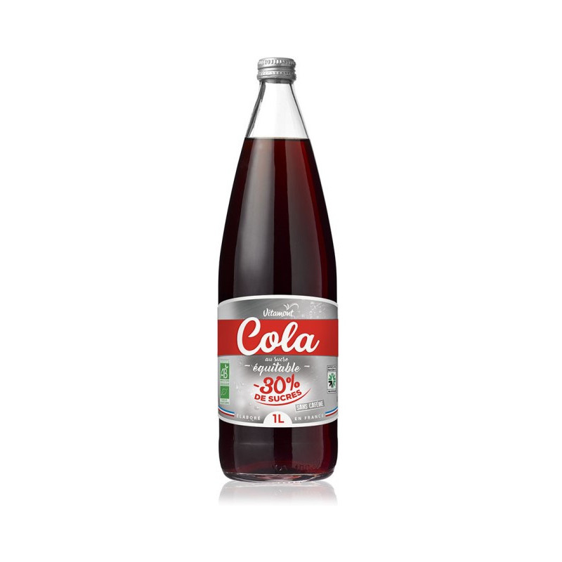 Cola équitable avec moins 30% de sucre 1l