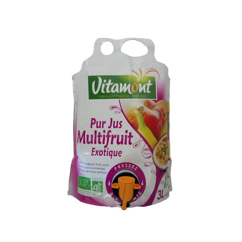 Pur jus multifruit, fontaine souple 3L