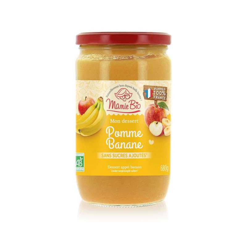 Dessert pomme banane 680g