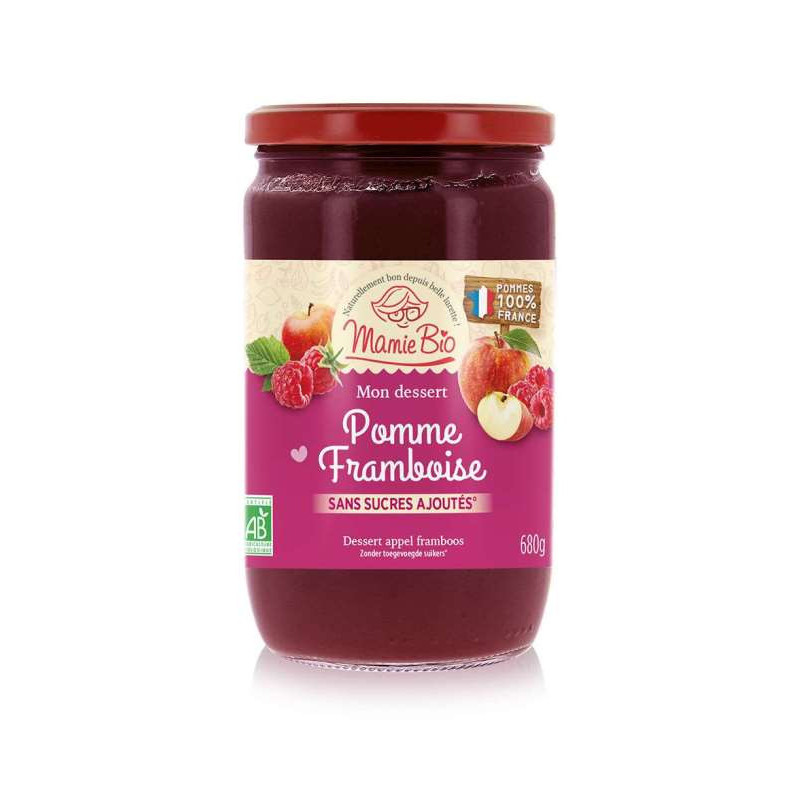 Dessert pomme framboise 680g