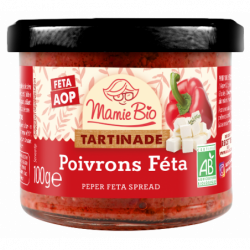 Tartinade poivron feta AOP...