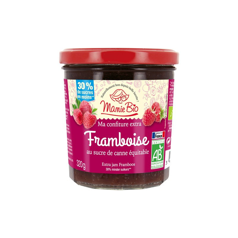 Confiture extra de framboise 320g