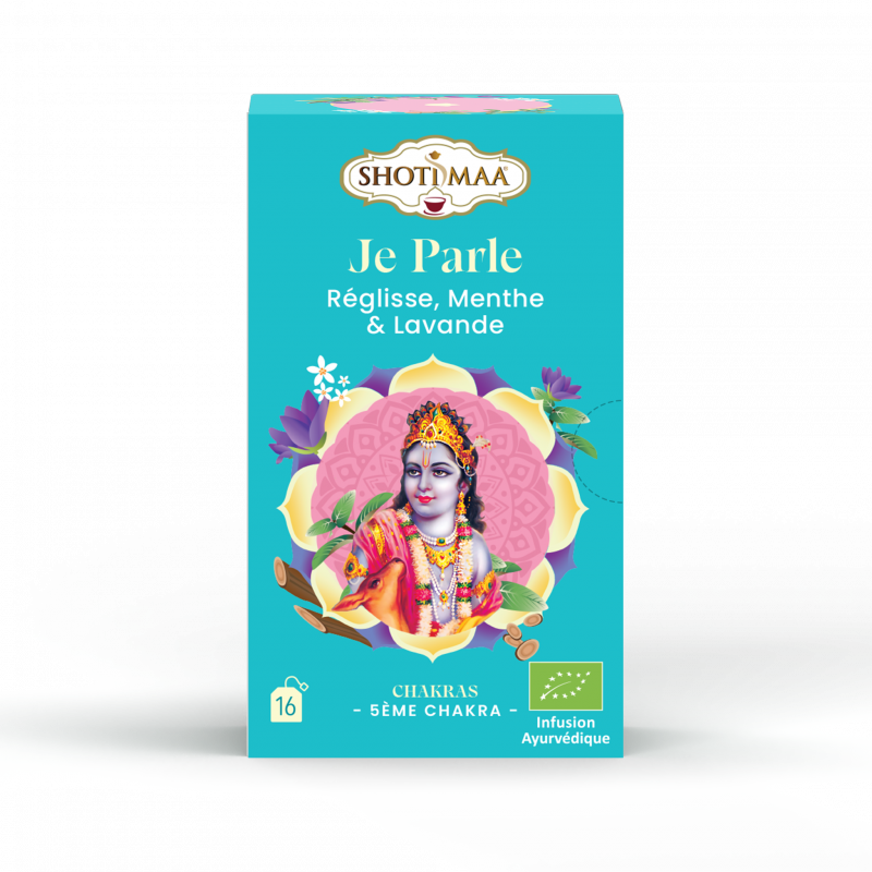 Infusion Je parle : réglisse, menthe et lavande 16 sachets