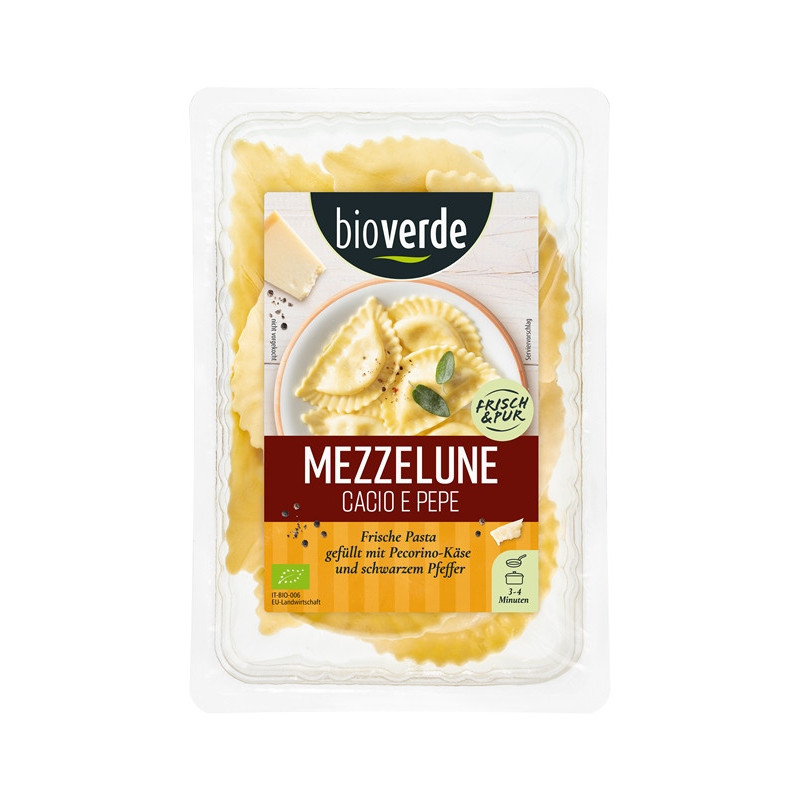 Mezzelune fromage poivre noir 250g