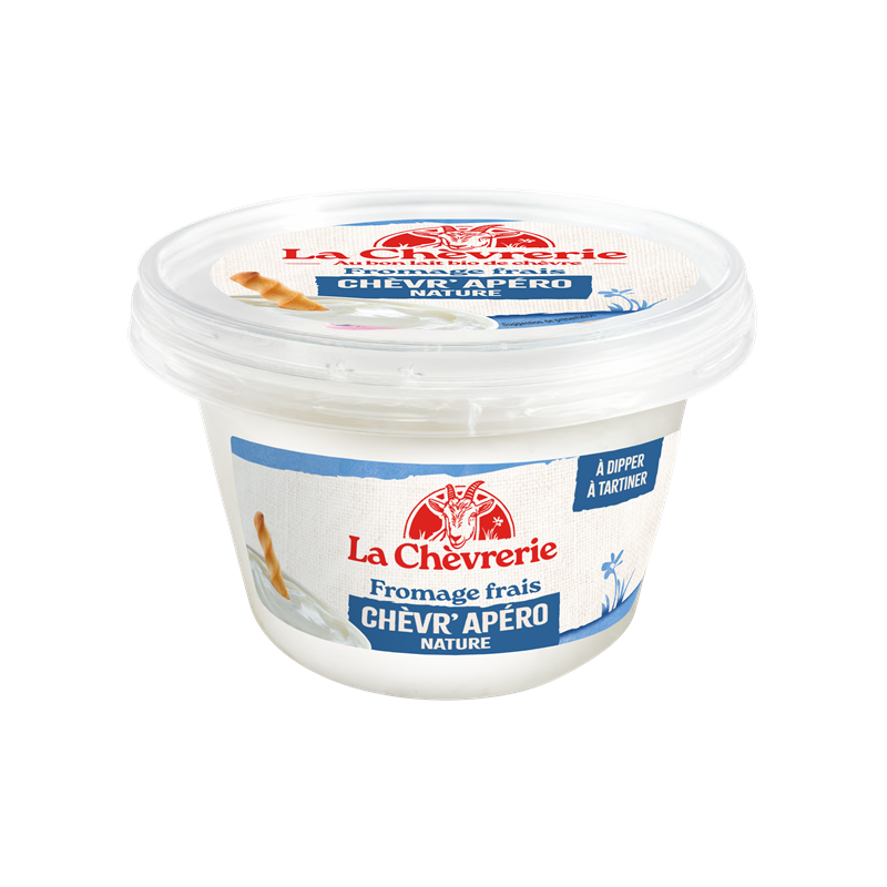 Chèvre frais onctueux nature au lait pasteurisé 130g