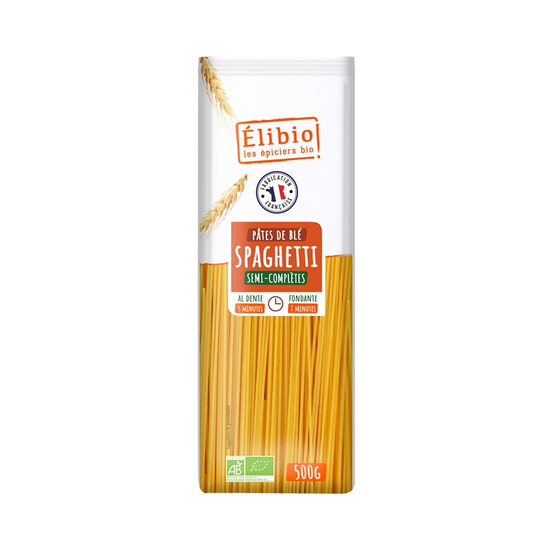 Pâte spaghetti 1/2 complète 500g