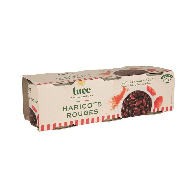Haricot rouge, lot de 3x140g (PNE), 420g (PNE)